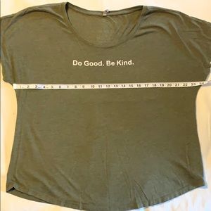 Do Good Be Kind flowy tee